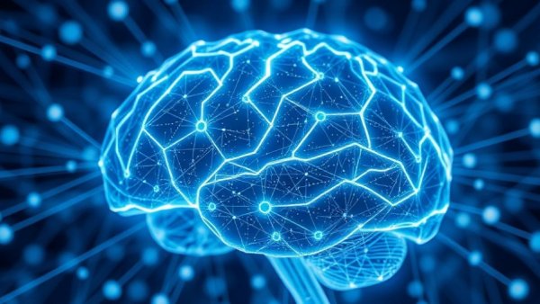 AI technology in B2B marketing operations with digital interface