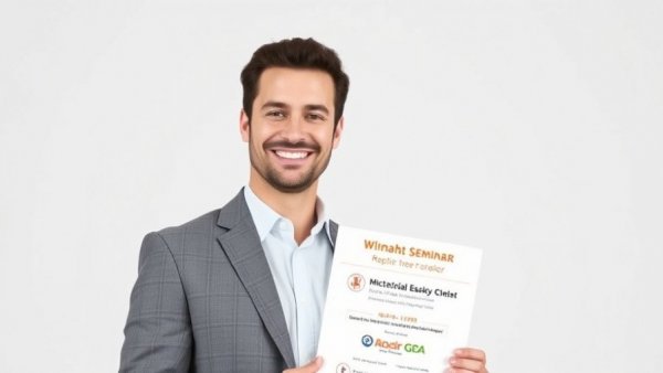 Active Shooter Seminars Ohio: Speaker with seminar poster and logo.