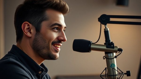 Speaker discussing 8 foundational exercises on a podcast.