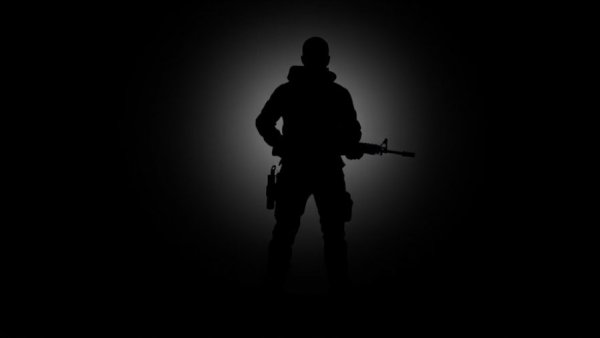 Silhouetted figure with rifle, Gun Rights Conference 2026 theme.
