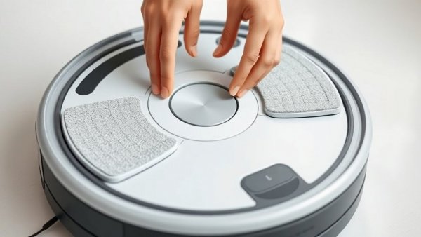 Robotic vacuum cleaner maintenance with detachable pads, Dock Temperature Management.