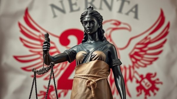 Firearm ban for marijuana users concept with Justice statue and number two.