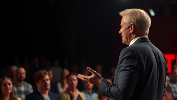 TED Talk on capacity for love and philosophy, engaging presenter.