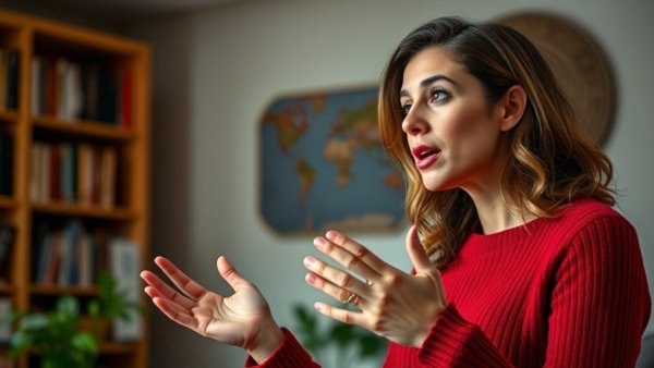 Confident woman discussing the Everything Can't Be Urgent solution.