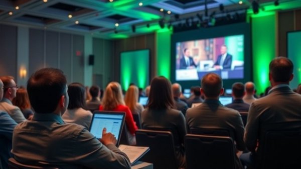 Education for Cleaning Leaders conference audience listening attentively.