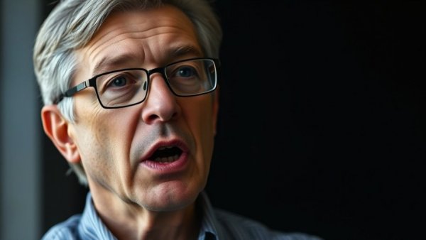 Middle-aged man speaking passionately about the role of a good coach in success.