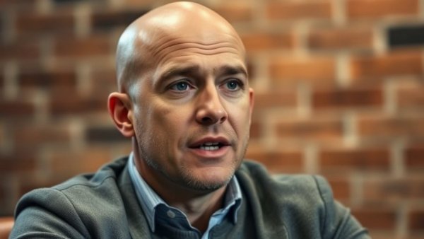 Man discussing cellular testing impact indoors