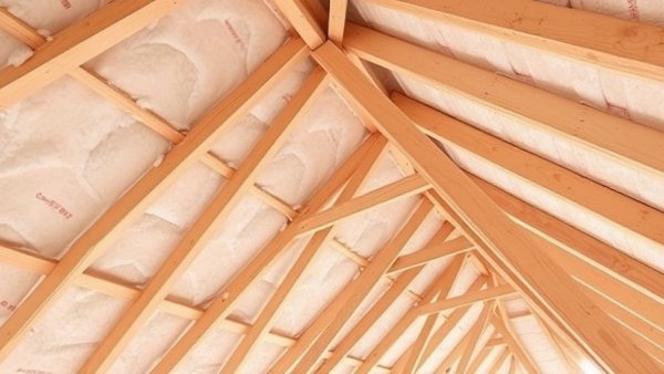 Air sealing and insulating attic roof trusses