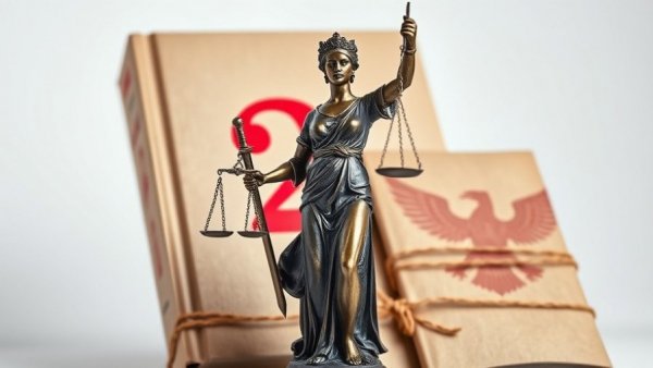 Challenge of NFA Registration Requirements symbolized by Lady Justice on book.