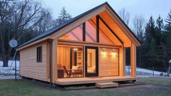 A-Frame cabin insulation