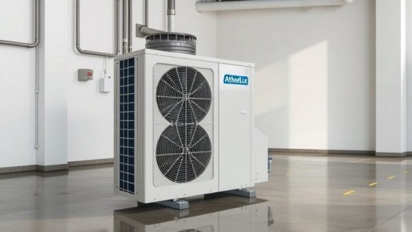 Zero Frost Heat Pump in industrial setting, emphasizing durability.