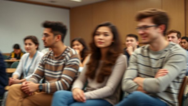 Group of young adults in a classroom, representing Udemy courses transformation.