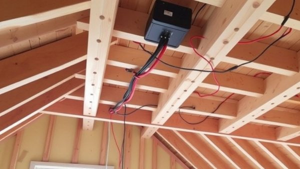Running electrical on running boards in loft