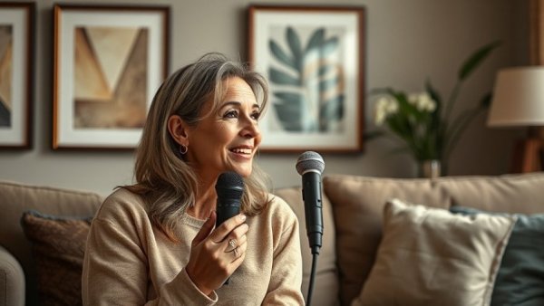 Proven ways to stay relevant in 2026: casual podcast setting.