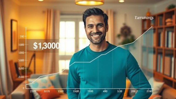 Confident person illustrating steps to build a $10K/mo cleaning business in a cozy setting.