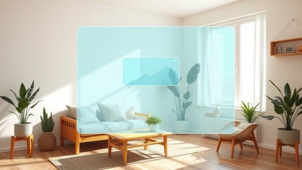 Cozy interior with notification overlay reflecting 'Your Future is Waiting for You'.