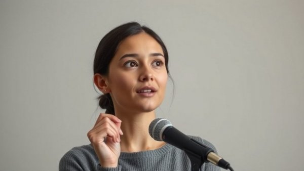 Young woman discussing software choice for boutique fitness studio.