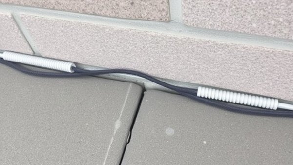 Sealing slab cracks against radon