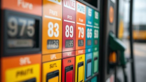 Georgia gas pump prices, highlighting possible tax impact.