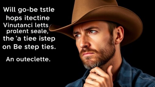 Thoughtful man in a cowboy hat engaging in discussion on criminal and addiction reform.