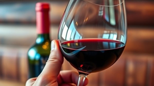 Close-up person holding wine glass, highlighting California wine industry.