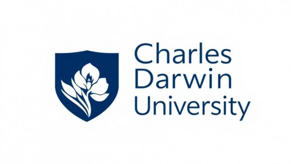 Charles Darwin University logo on white background