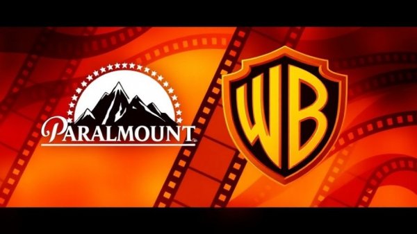 Paramount Warner Bros brand architecture with filmstrip elements