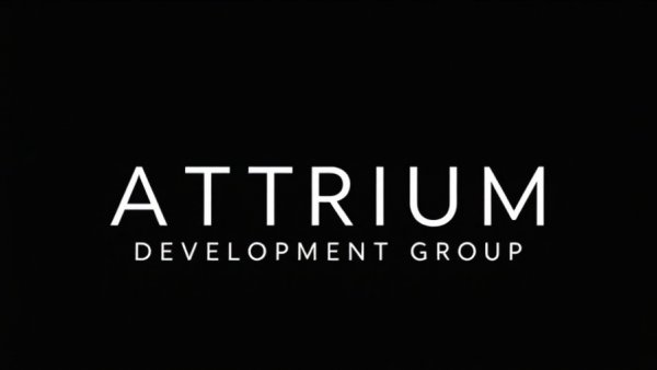 Atrium Development Group logo on black background