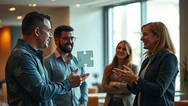 Discussion on sealing profit leaks in fitness business with puzzle pieces.