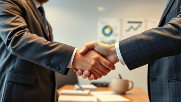 ISSA and NORMI expanded alliance handshake in office setting.