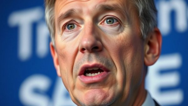 Close-up speaker at event discussing AI investment.