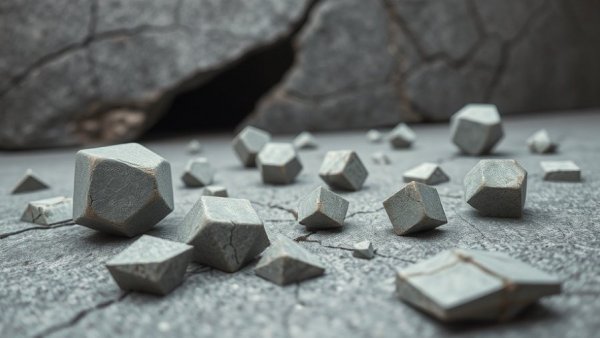 Marketing rarely fails on its own: abstract cracked shapes illustration.