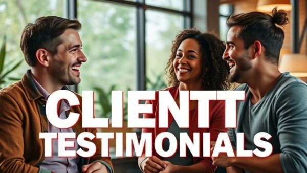Anatomy of a great testimonial: casual client interactions in cozy setting.