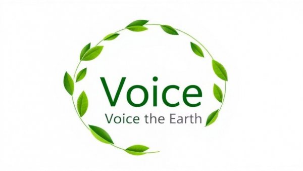 Eco Voice logo featuring green leaves, promoting solar energy matching technology.