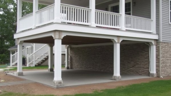 Finishing Concrete Porch and Piers