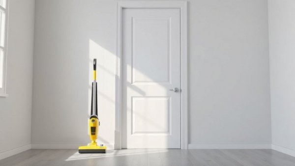 Vacuum Hacks: Upright vacuum in modern room.