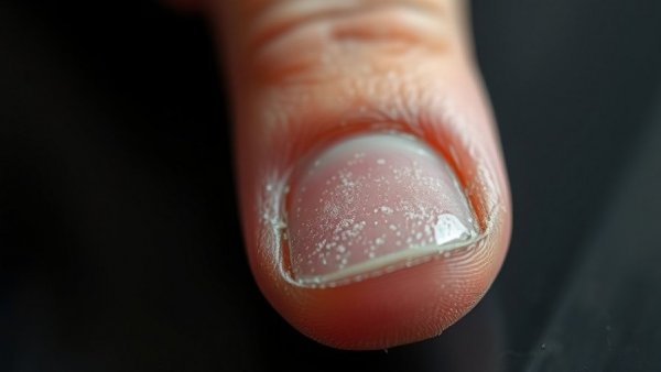 Close-up of dusty finger on dark surface indoors.