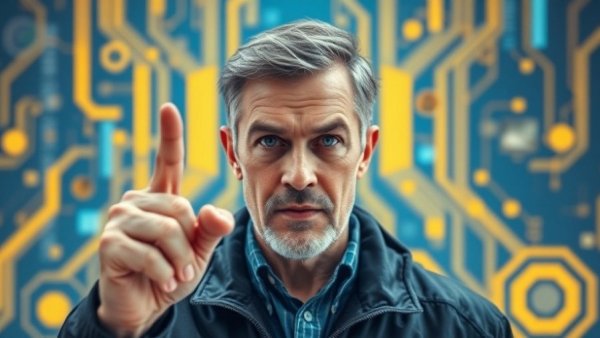 Futuristic image of a man highlighting longevity testing protocol.