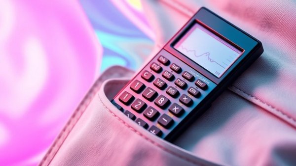 Understanding Trends in Personal Finance with modern calculator in vibrant pocket