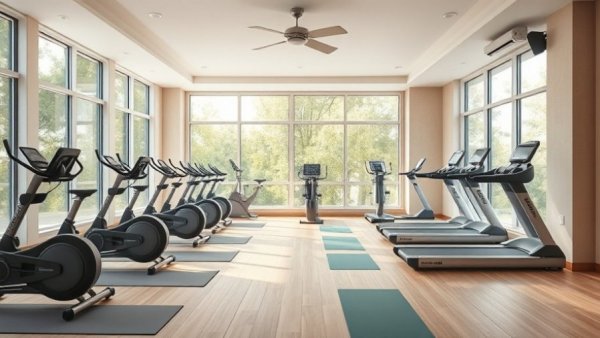 Senior Living Wellness Strategy in modern fitness room.