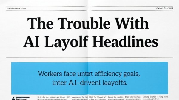 AI layoffs headlines creating uncertainty in job market.