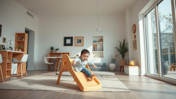 Turning a fire station into a dream home with indoor slide play area.