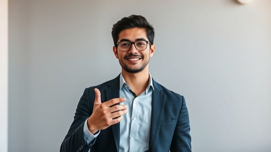 Confident young professional showcases startup growth in Chicago's restoration technology.