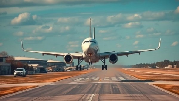 Airplane landing at an airport with a challenging runway, Airports With the Most Dangerous Landings.