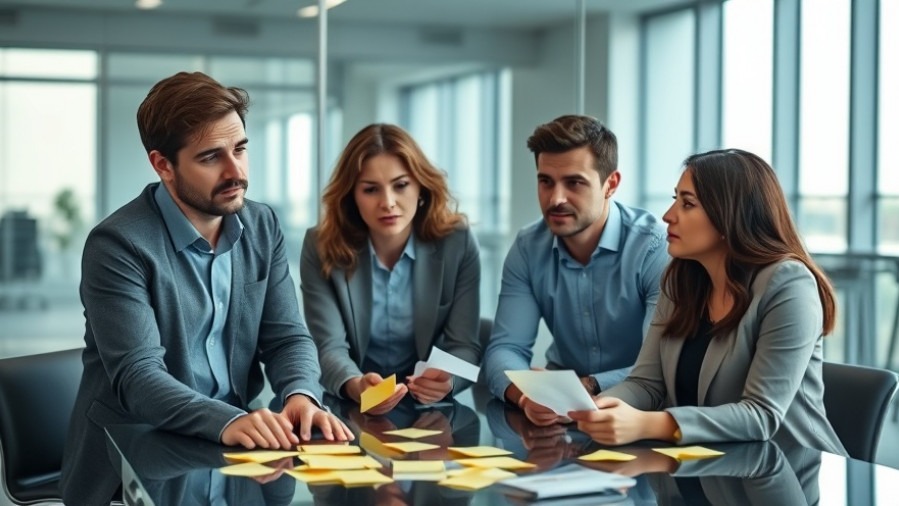 Marketers brainstorming on consumer insights strategies, showcasing tension and innovation.