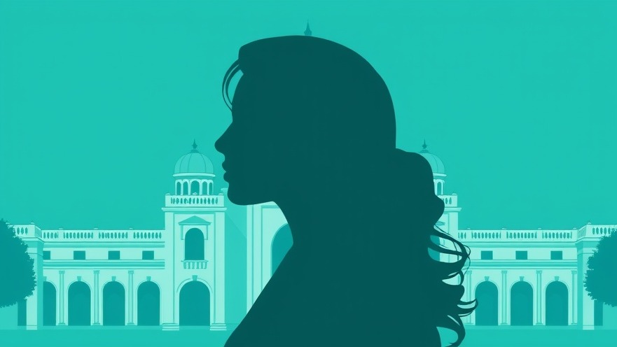 Minimalist silhouette of a woman symbolizing female leadership in gun rights.