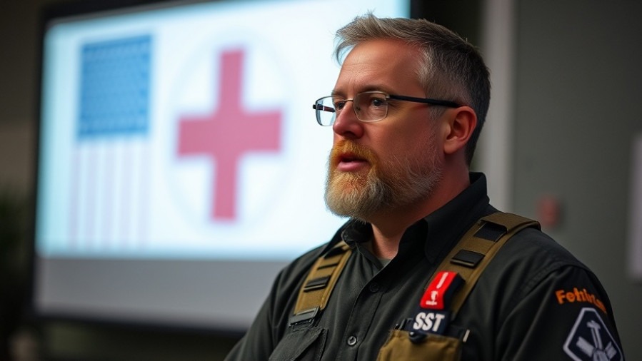Jonathan Willis discusses the importance of emergency medical supplies in trauma response.