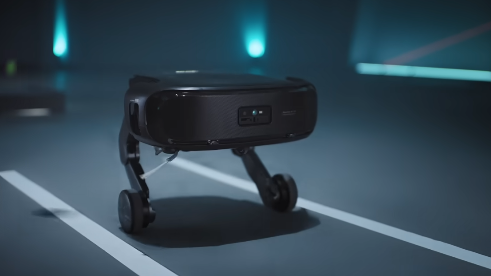 Roborock Saros Rover showcasing features with sleek design.