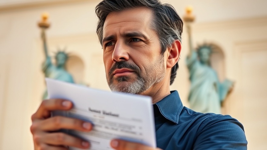 Confident law-abiding citizen holding papers advocating Second Amendment rights.