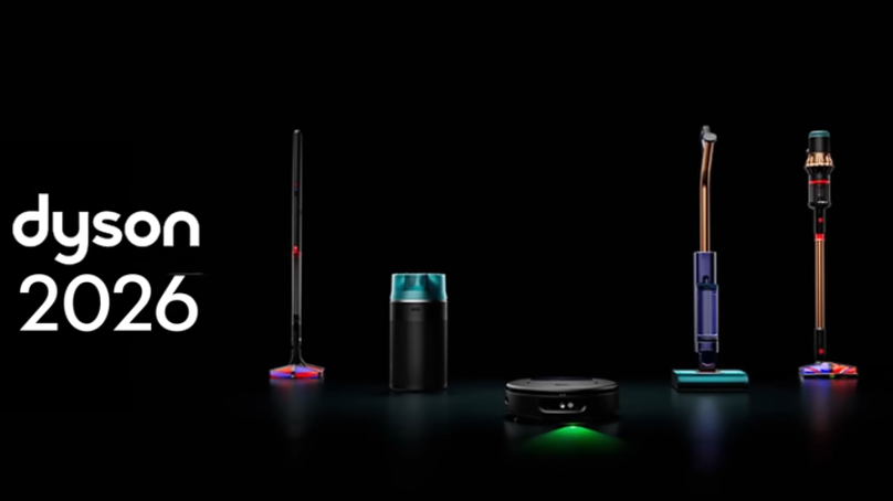 Dyson innovation in cleaning products 2026, futuristic design.